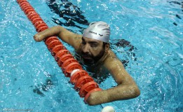 اولین دوره مسابقات شنا جانبازان بصیر (نابینا) قهرمانی کشور برگزار شد